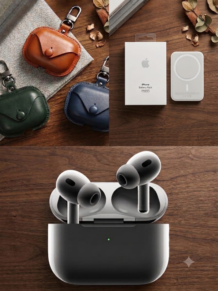 Apple ( Airpods pro 2 + mag safe + free airpods cover + extended warranty)